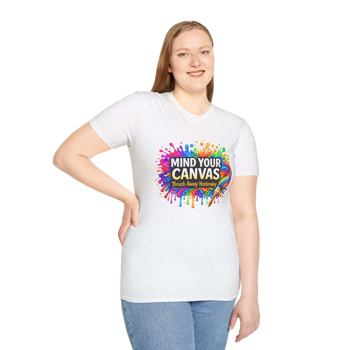 Mind Your Canvas Tee "Brush Away Yesterday"