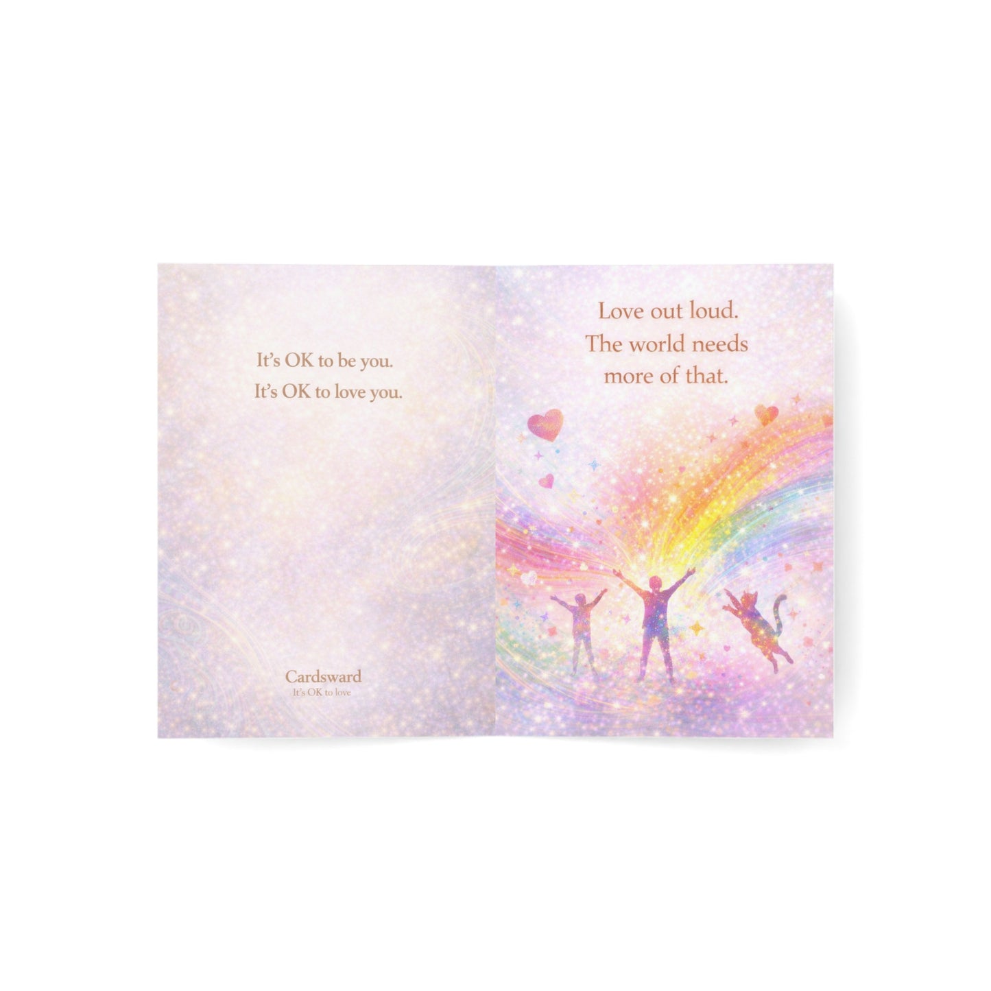 "Purr-oud to Love Loud"Art Card