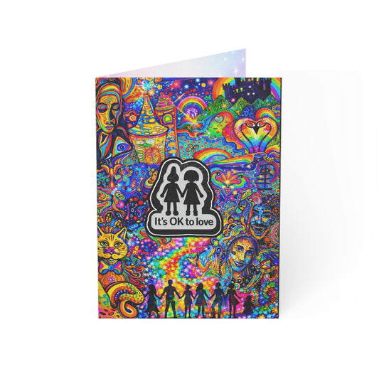 "It's OK to Love and All GOoD" Art Card