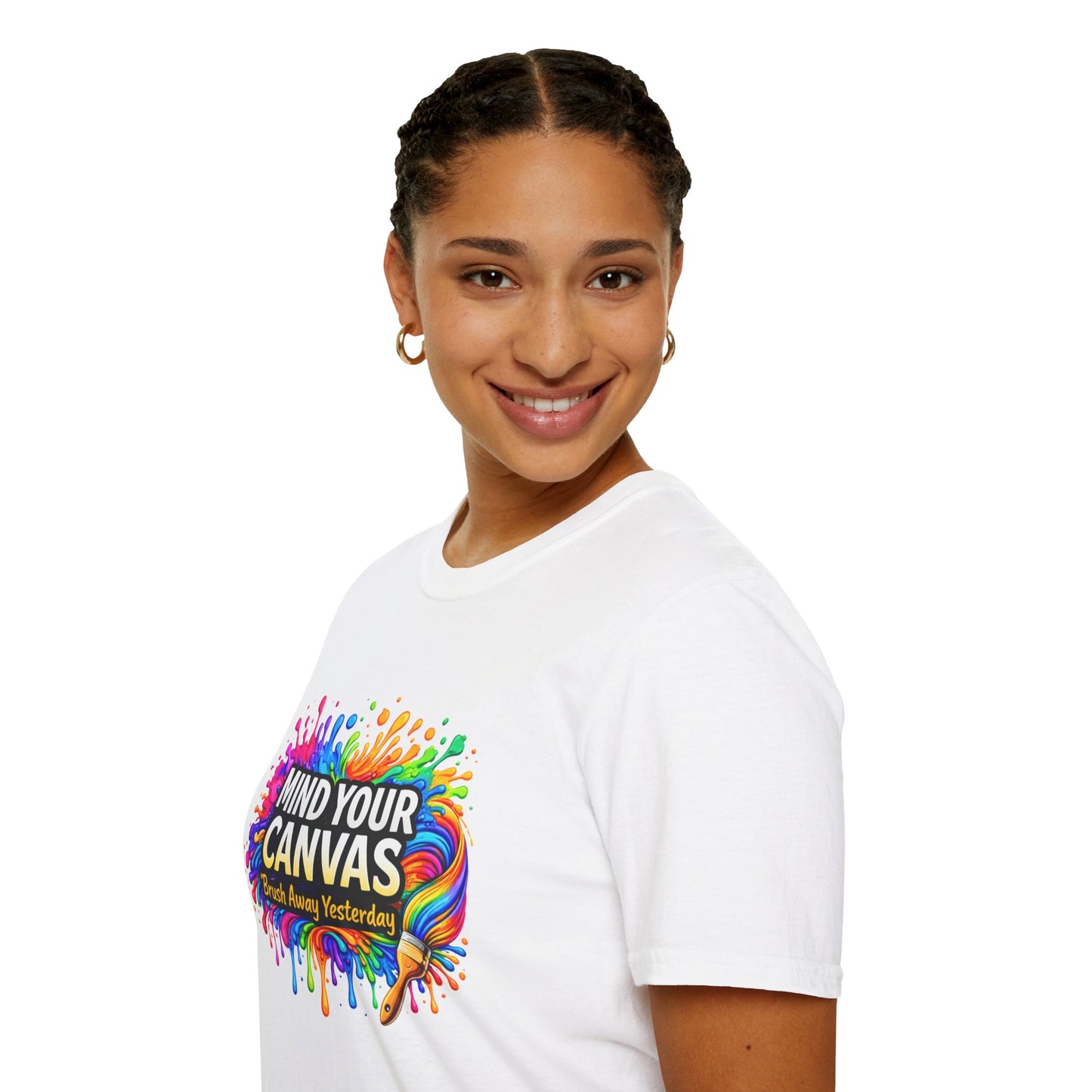 Mind Your Canvas Tee "Brush Away Yesterday"