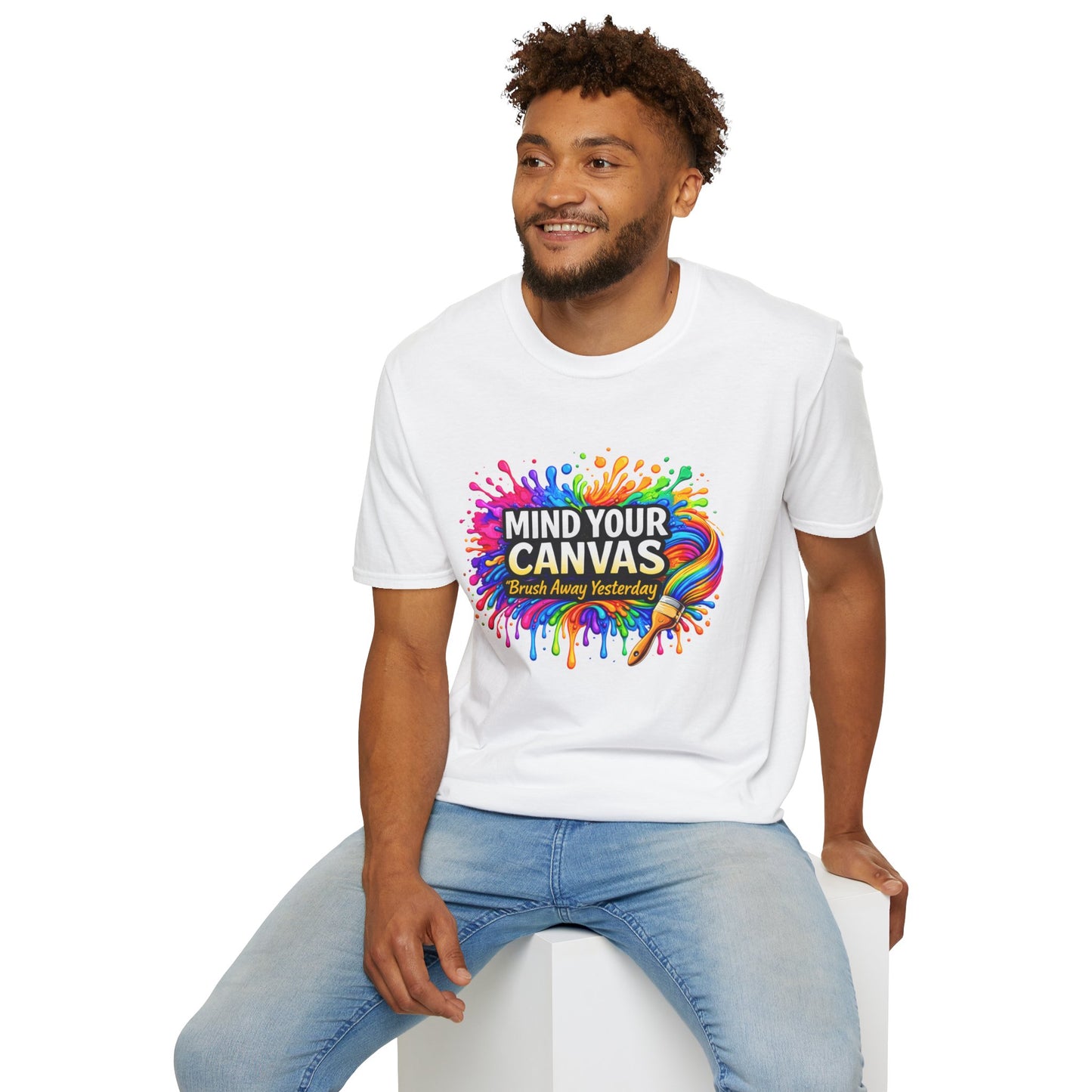 Mind Your Canvas Tee "Brush Away Yesterday"