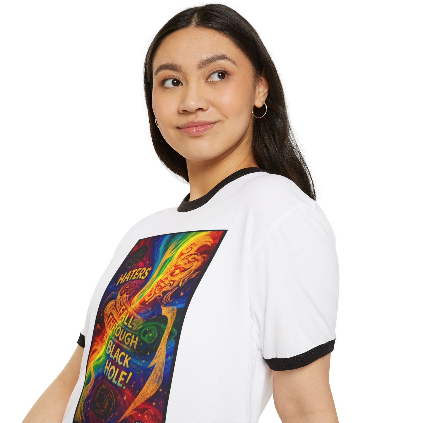 Haters Fall Through Black Hole Tee