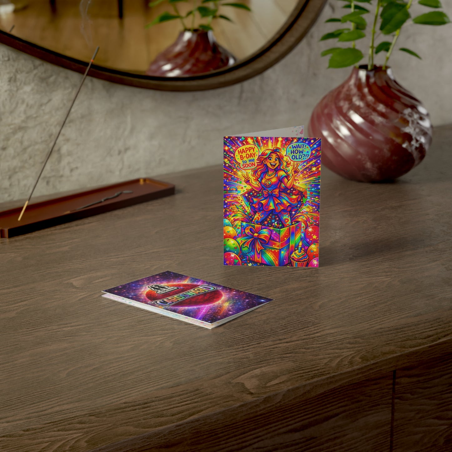 "Happy B-Day... Wait How Old?!" Art Card