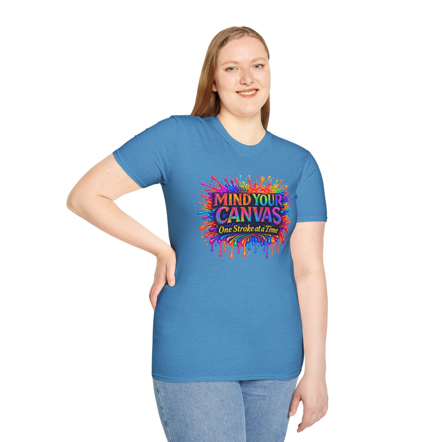 Mind Your Canvas Tee "One Stroke at a Time”