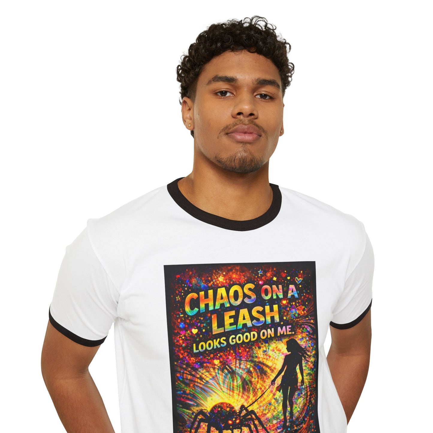 Chaos on a Leash Ringer Tee