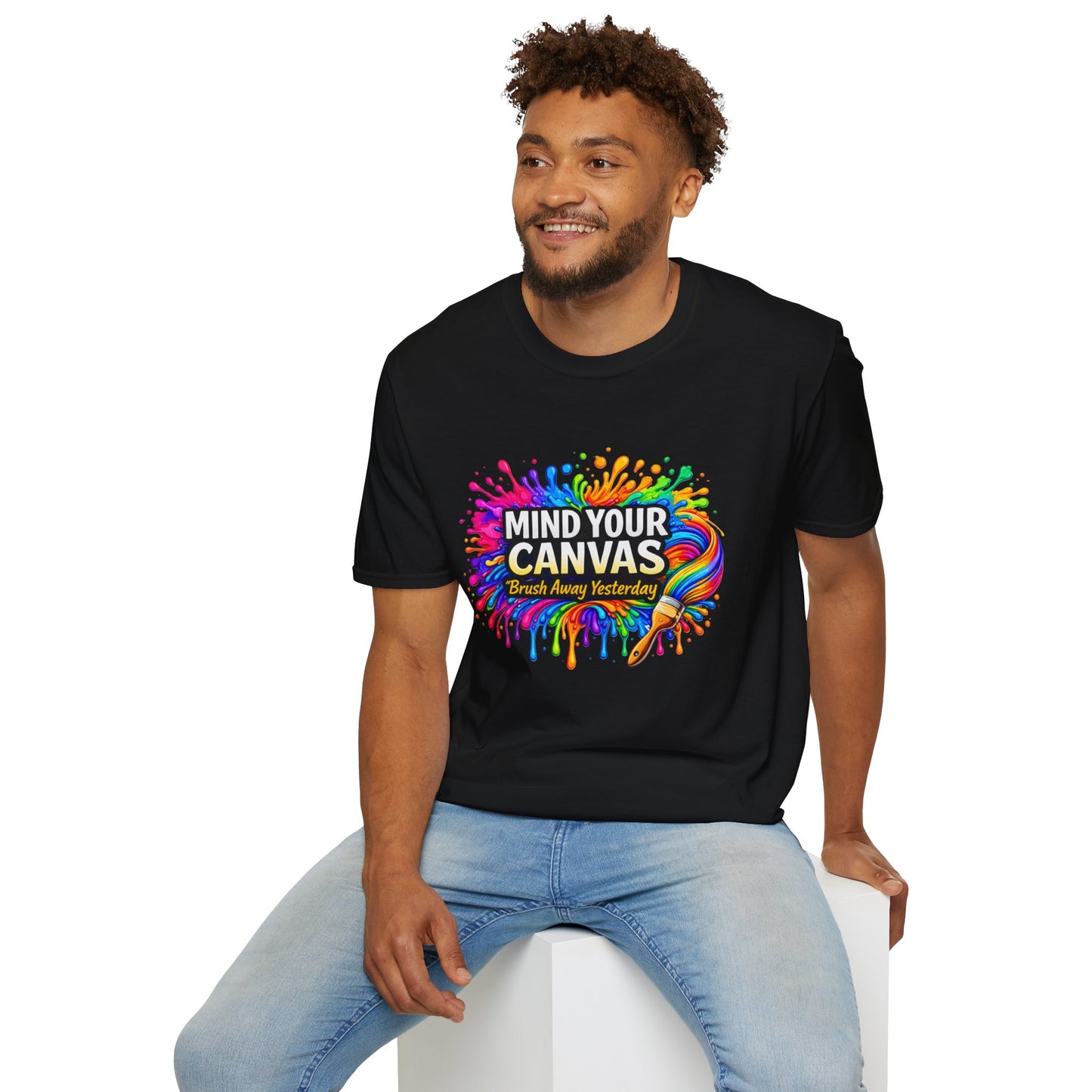 Mind Your Canvas Tee "Brush Away Yesterday"