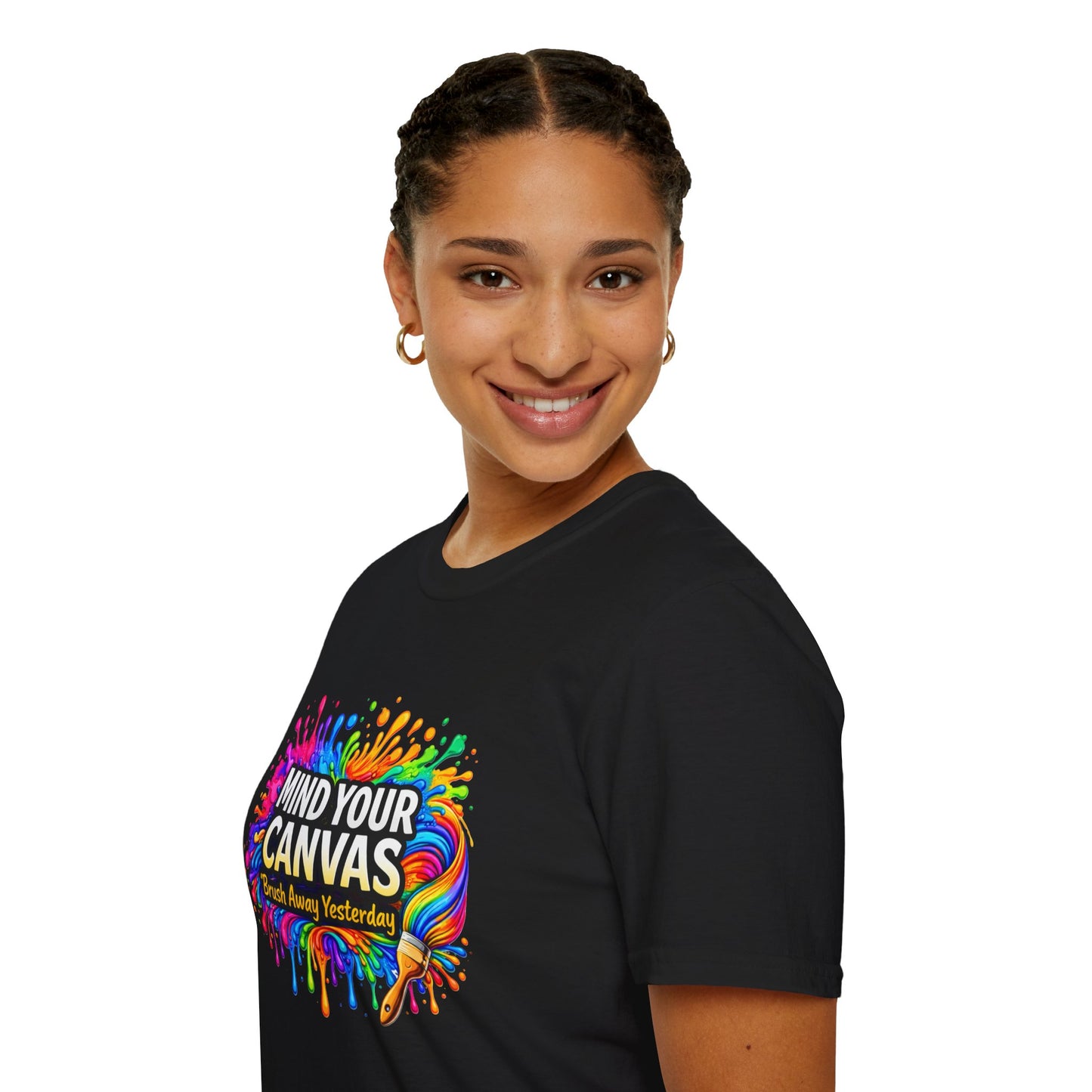 Mind Your Canvas Tee "Brush Away Yesterday"