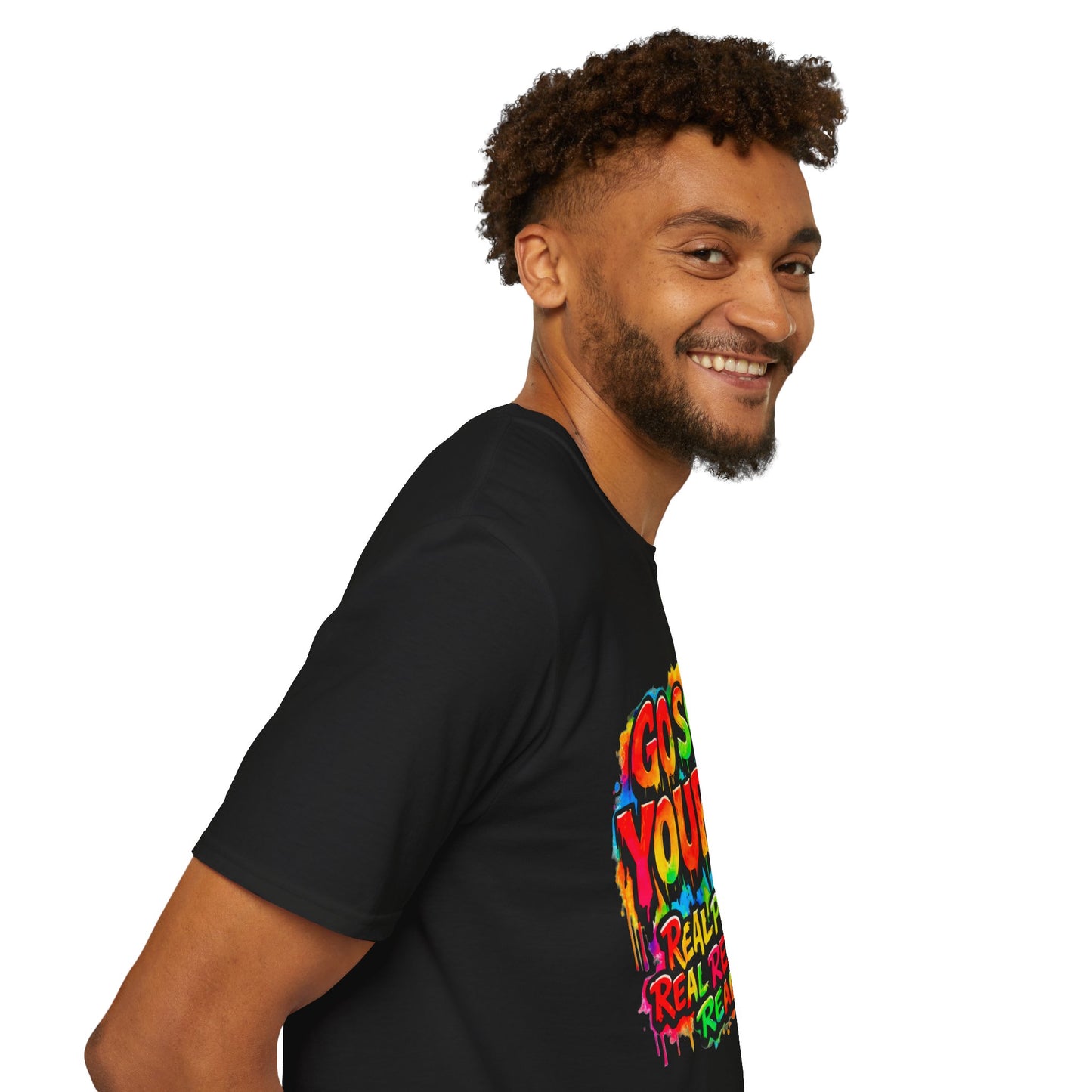 Go Sober Yourself Tee "Real People, Real Recovery, Real Art"