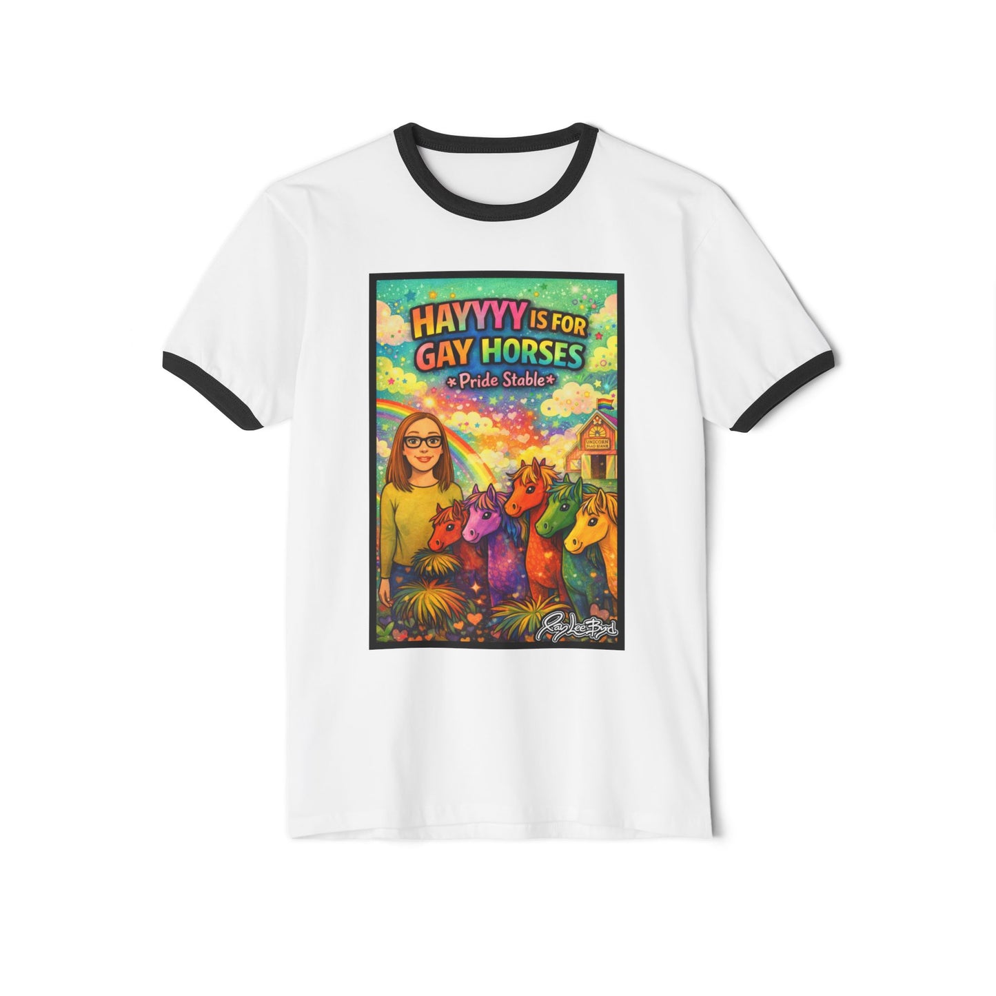 Hayyyy! It's for Gay Horses Pride Tee