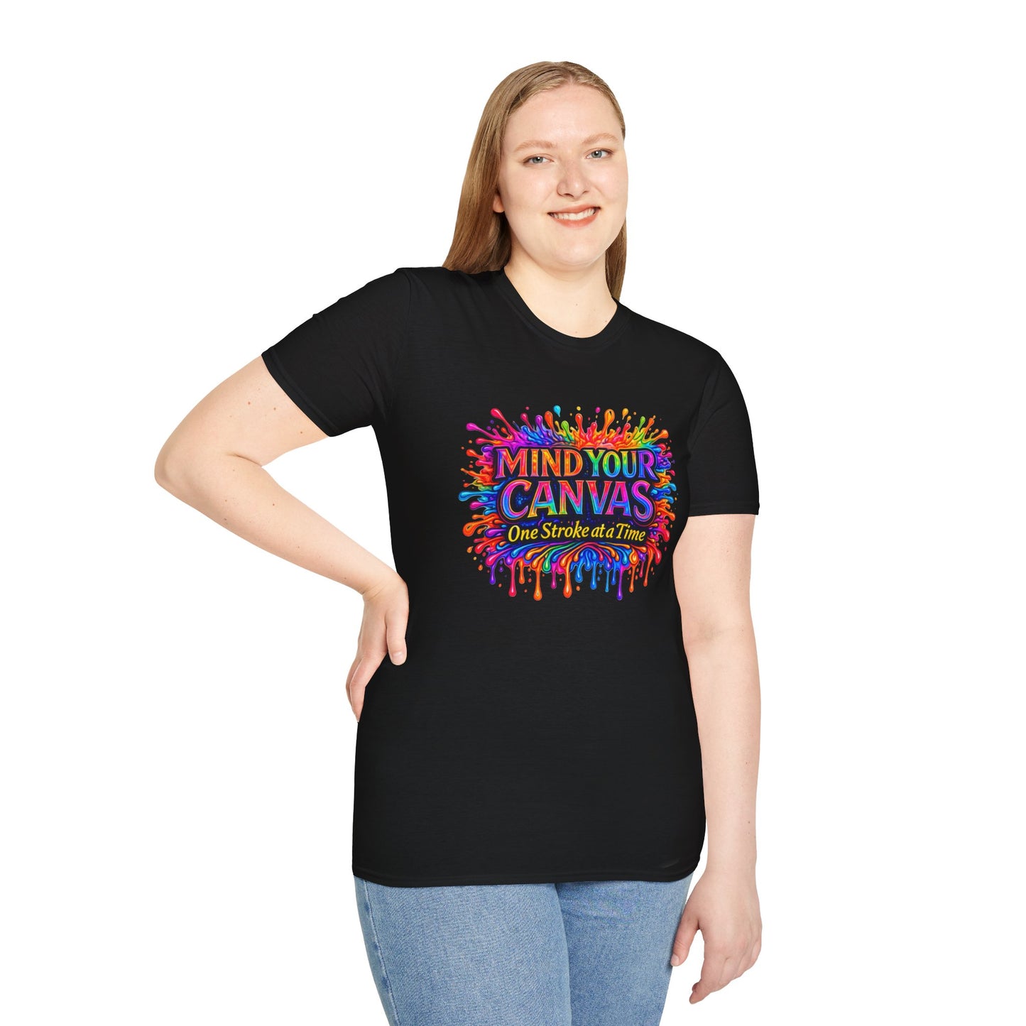 Mind Your Canvas Tee "One Stroke at a Time”