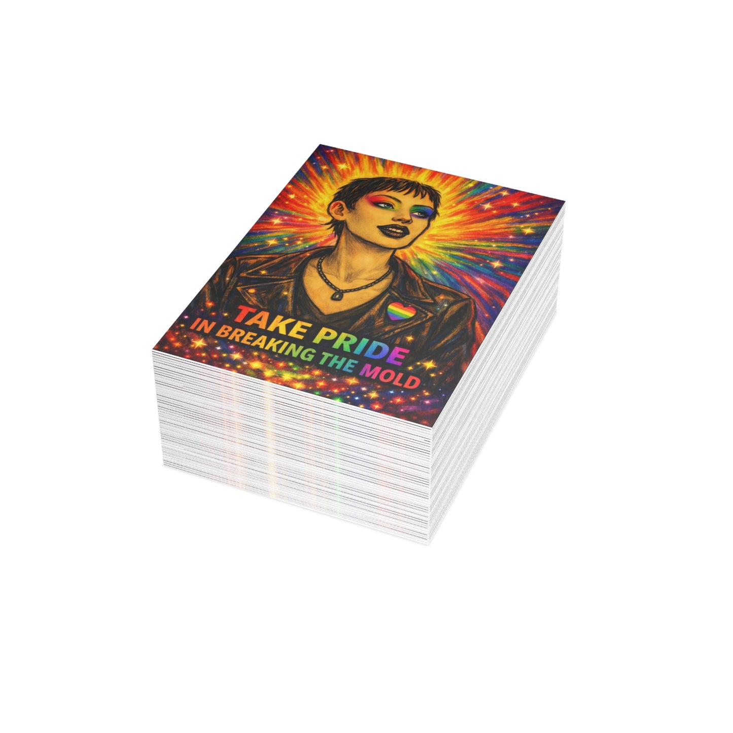 "Take Pride in Breaking the Mold" Art Card