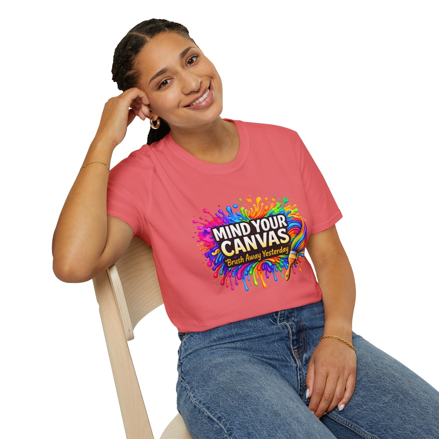 Mind Your Canvas Tee "Brush Away Yesterday"