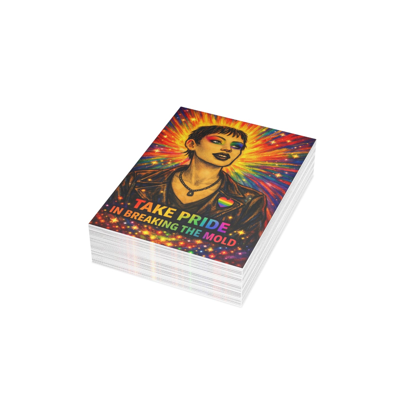 "Take Pride in Breaking the Mold" Art Card