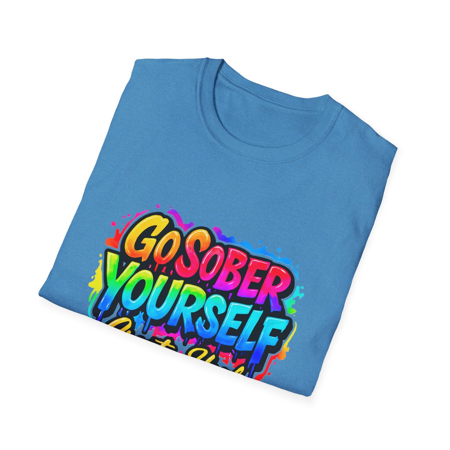 Go Sober Yourself Tee "Create Heal Repeat"