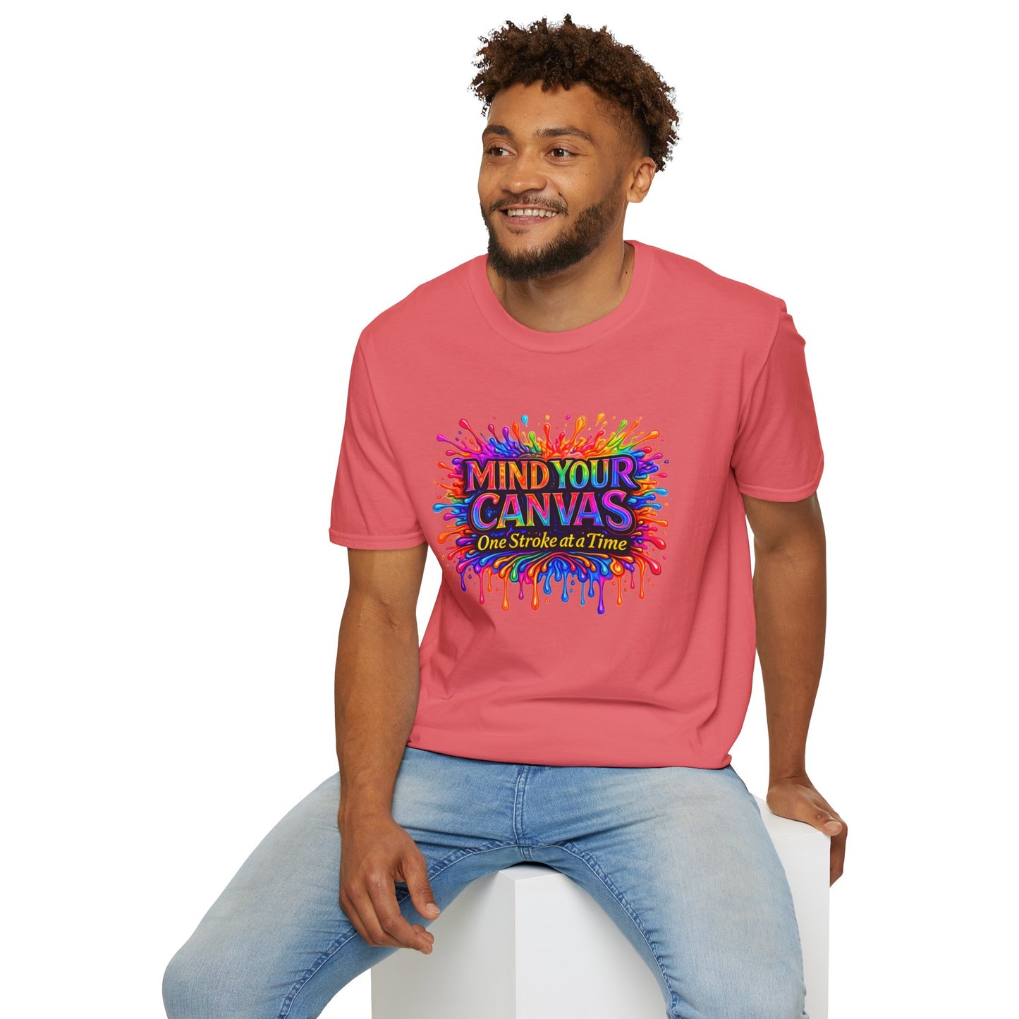 Mind Your Canvas Tee "One Stroke at a Time”