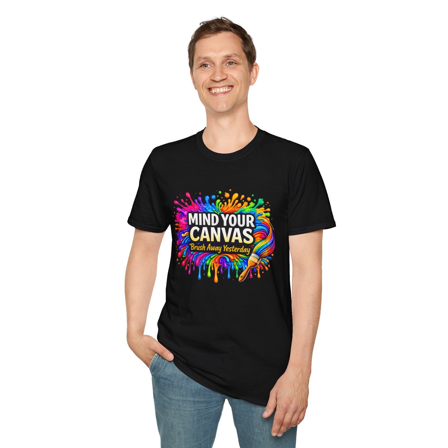 Mind Your Canvas Tee "Brush Away Yesterday"