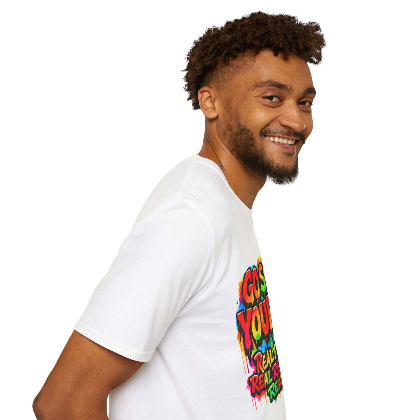 Go Sober Yourself Tee "Real People, Real Recovery, Real Art"