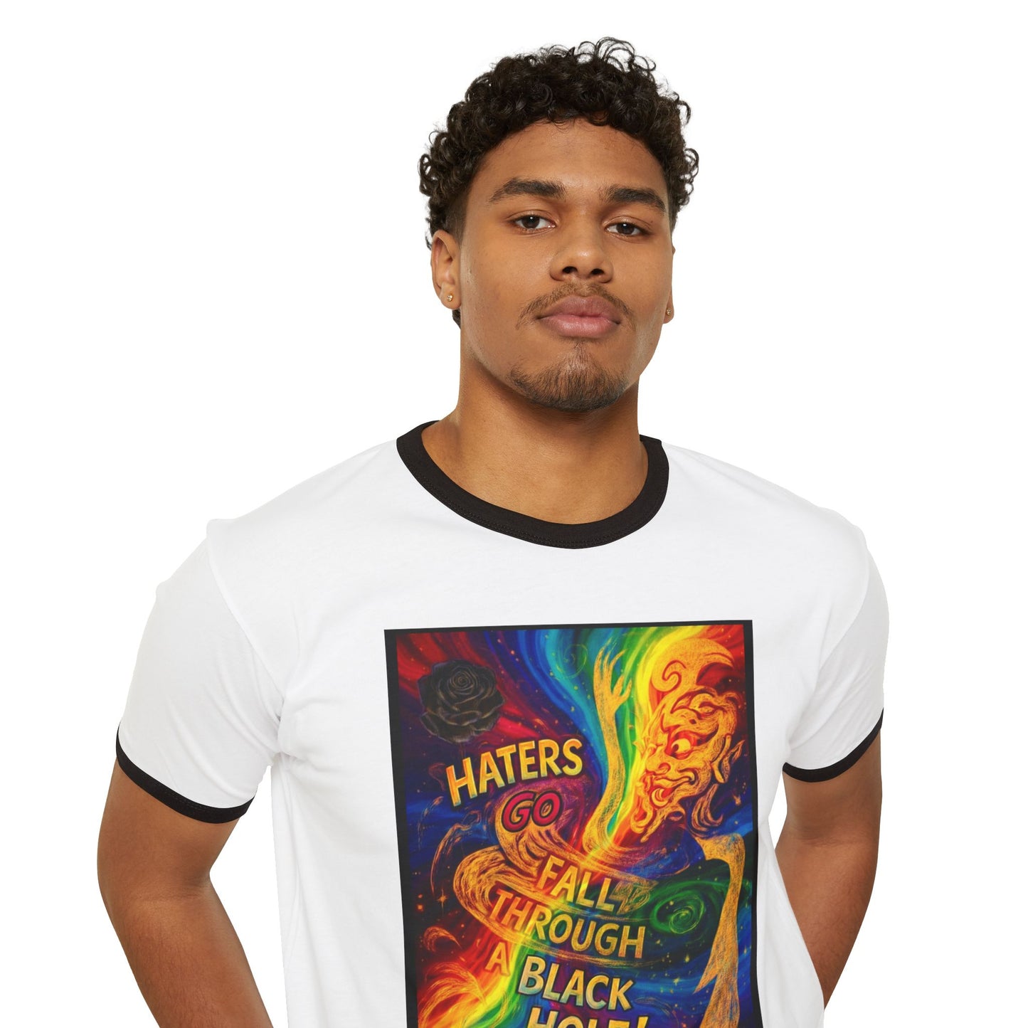 Haters Fall Through Black Hole Tee
