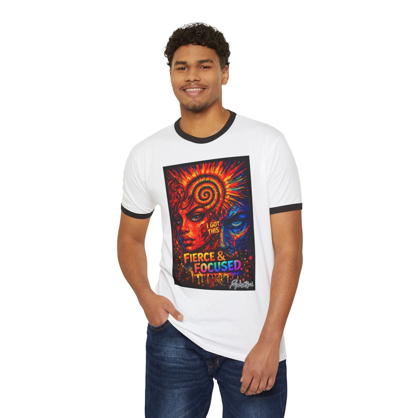 Fierce & Focused Ringer Tee