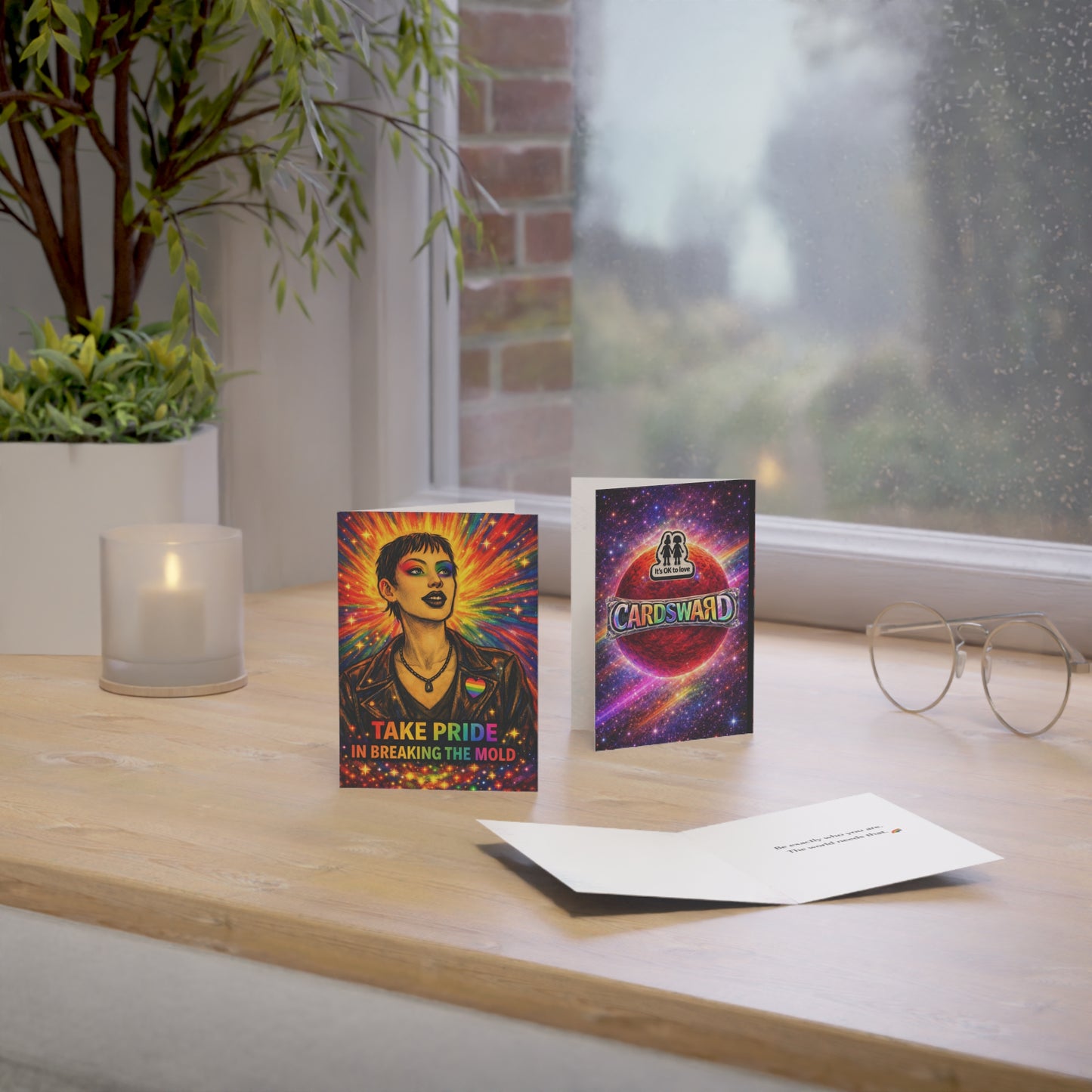 "Take Pride in Breaking the Mold" Art Card
