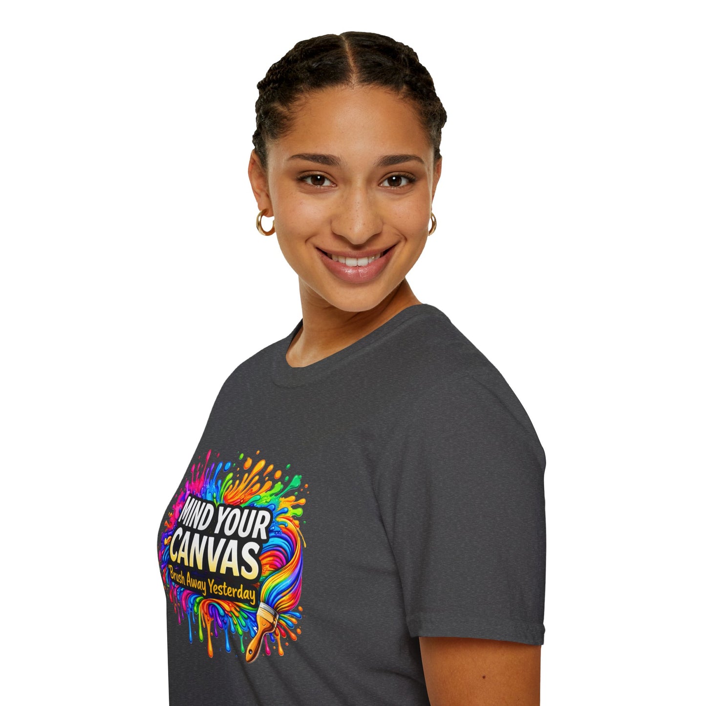 Mind Your Canvas Tee "Brush Away Yesterday"