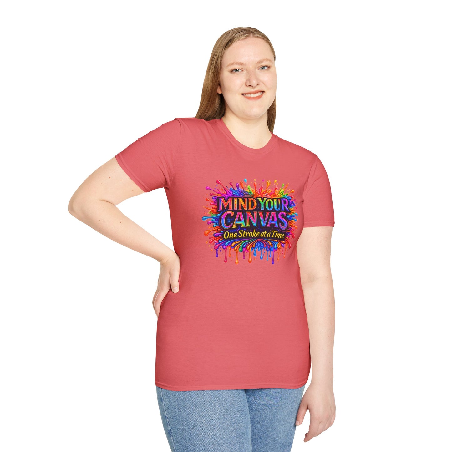 Mind Your Canvas Tee "One Stroke at a Time”