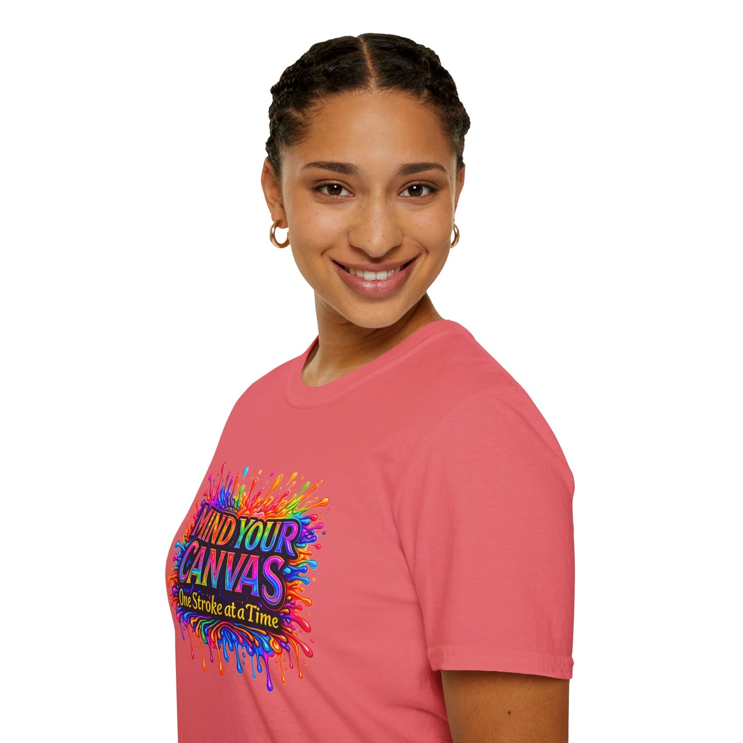 Mind Your Canvas Tee "One Stroke at a Time”