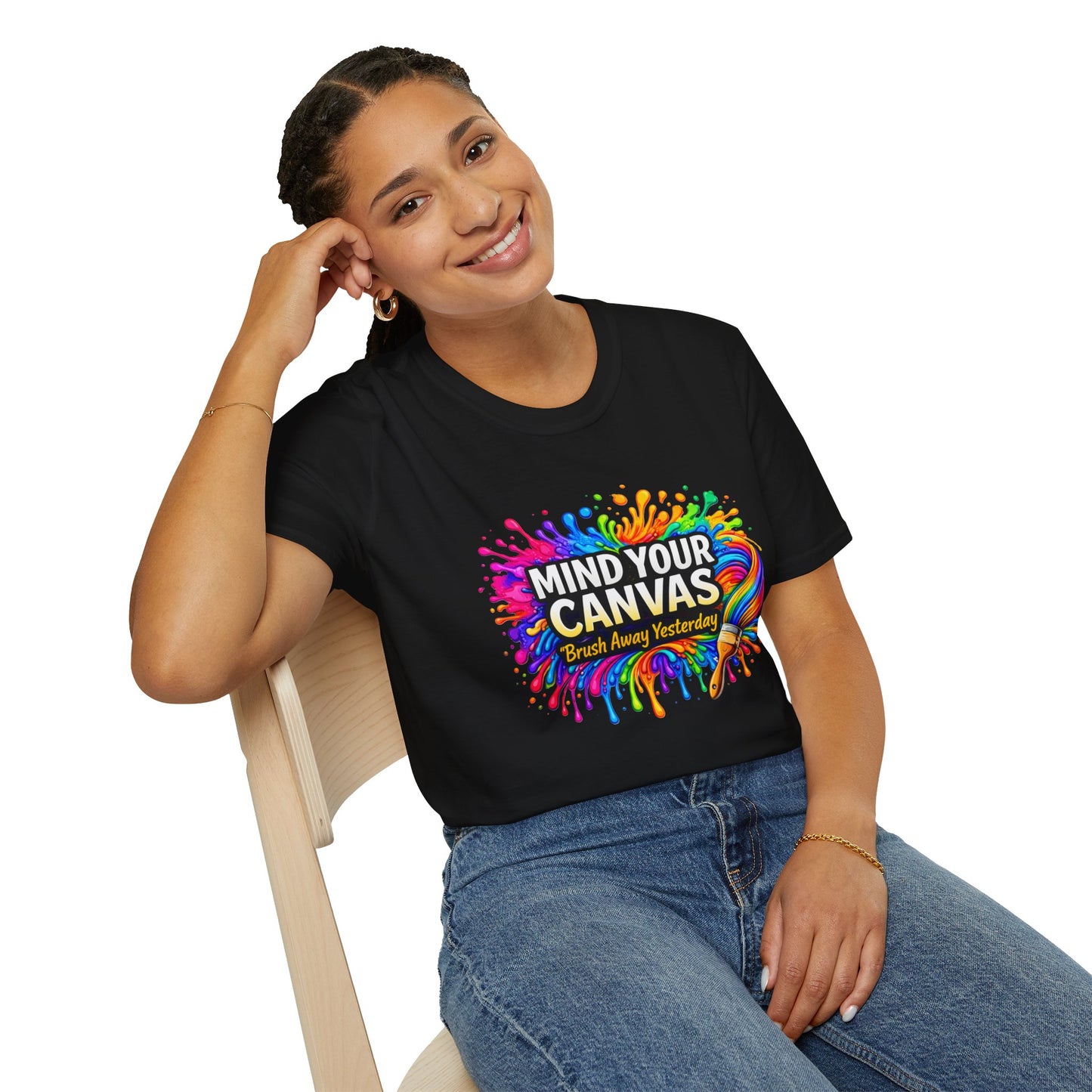 Mind Your Canvas Tee "Brush Away Yesterday"