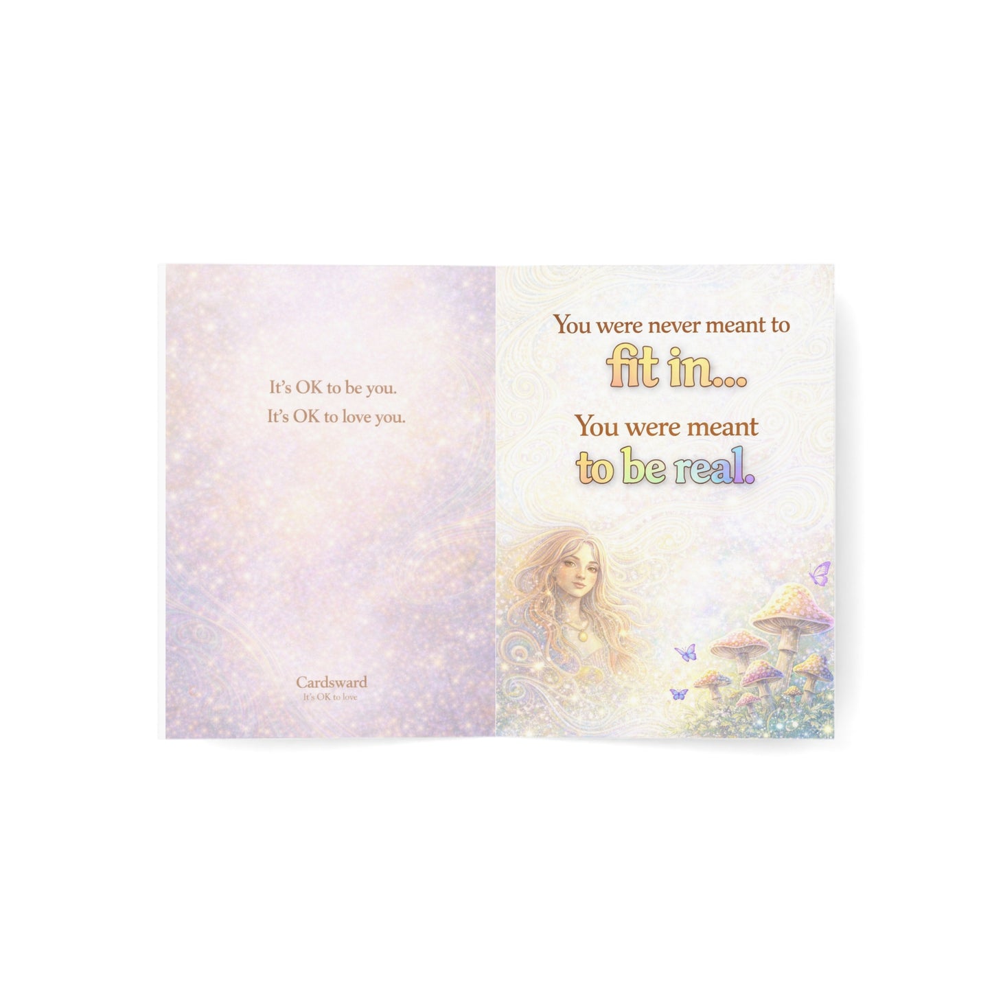 'Born to Be a Little Weird' Art Card