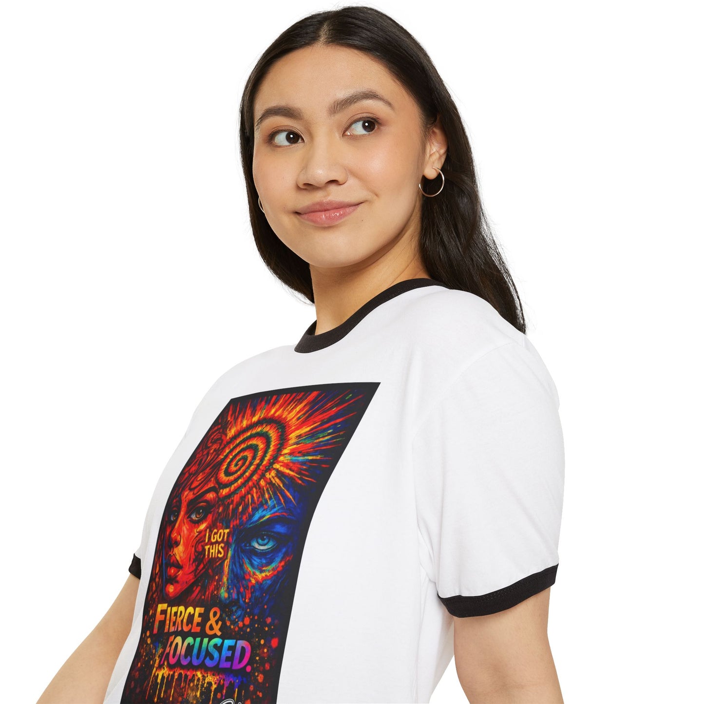 Fierce & Focused Ringer Tee